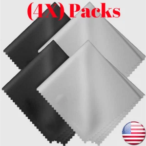 Pour Lentilles Lunettes Écran (4 Pièces) 8.0X8.0 Pouces Chiffons de Nettoyage Microfibre Premium - Photo 1 sur 5