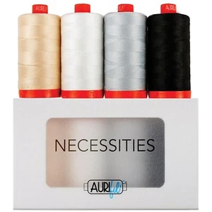 Necessities Collection Aurifil Thread 50 wt Cotton 4 Spools AC50NC4 - Picture 1 of 1