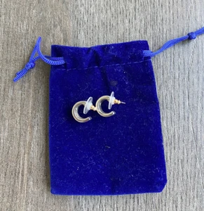 Orecchini a cerchio Nordstrom in argento massiccio - Foto 1 di 4