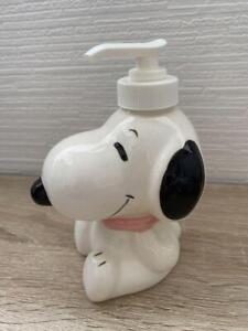 Bouteille de poterie Snoopy shampooing savon à main rétro antique