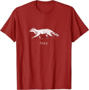 Retro T-Shirt "Foxy" Fox Vintage Distressed Design *NEU 10 Farben* - Bild 1 von 11