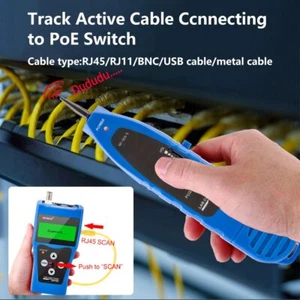 Professional LCD Cable Tester for Network/Phone Lines - Wire Tracking & Testing - Picture 1 of 8