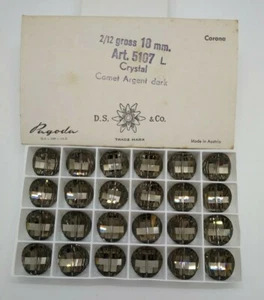 Factory Pack Swarovski Crystal Comet Argent Dark 18mm Pagoda 5107L Beads; 24pc - Picture 1 of 4