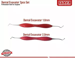 2 piezas excavadora dental removedor de cariosas y herramientas restauradoras preparativas de caries - Imagen 1 de 3