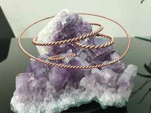 432Hz Solfeggio Schumann Tensor Ring 1/2 Cubit 1.6mm Wire 2.44" 5G Orgone x4 - Picture 1 of 1