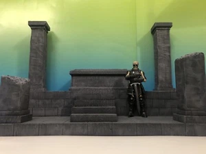 Custom Large Stone Pillar Coffin Crypt Diorama Actionfigur Mythic Legions - Bild 1 von 5