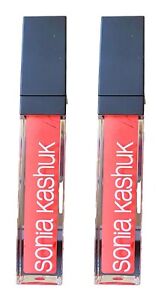 Sonia Kashuk Ultra Luxe Lip Gloss .14 Oz Coveted Coral #34 (2-Pack)