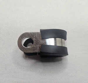 BONSICOKY 20PCS 12MM-1/2" CABLE, TUBE CLAMP RUBBER CUSHIOED - STAINLESS STEEL - Picture 1 of 5