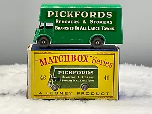 1960s Matchbox Lesney No 46B Pickfords Removals Van G.P.W N,mint,in orig,B5 Box - Picture 1 of 14