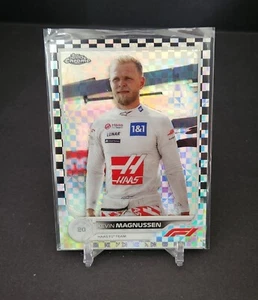 KEVIN MAGNUSSEN 2022 TOPPS CHROME FORMULA 1 CHECKER FLAG REFRACTOR #74 - Picture 1 of 2