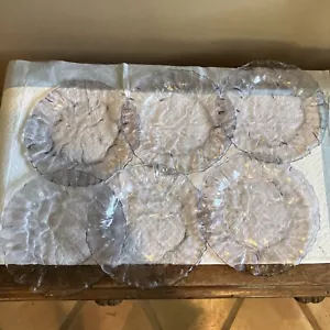 Juego de 6 platos de ensalada Morgantown rosa arrugado - Imagen 1 de 7