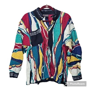 Coogi Vintage Strickjacke mit Knopfleiste Pullover Medium Damen seltener Fund - Bild 1 von 14