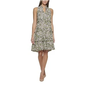 Tommy Hilfiger Women’s Floral-Print Tiered Shift Dress Size 8 NWT - Picture 1 of 4