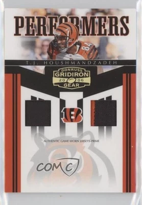 2006 Donruss Gridiron Gear Performers Combos Jerseys Prime /25 TJ Houshmandzadeh - Image 1 of 2