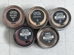 bareMinerals 5pc Mineral Eyeshadow Lot Bare Skin Matte Butterfly Boardwalk - Picture 1 of 9