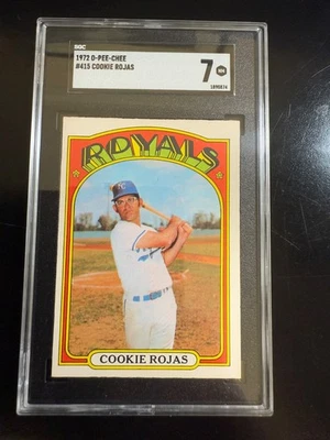 Tarjeta O Pee Chee Cookie Rojas 1972 #415 SGC 7 casi nueva OPC Foto 1 de 2