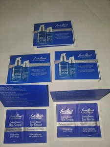 5 x Jack Black Protein Booster Skin Serum & Eye Rescue Sample Card Men NEW - Picture 1 of 2