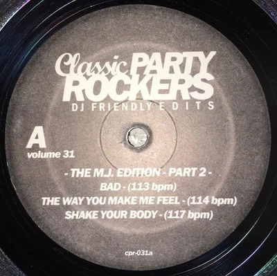 Michael Jackson - Classic Party Rockers Vol. 31 - The M.J. Edition - Part 2 (12" - Image 1 of 2
