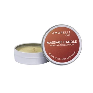 Massagekerze 43 ml - Vanilla, Sandelwood - AMORELIE Care - Bild 1 von 4