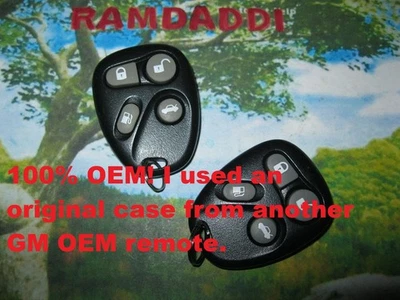 Juego OEM 01-04 Cadillac DeVille Seville Eldorado 25695966 mando a distancia #1 #2 Foto 1 de 4