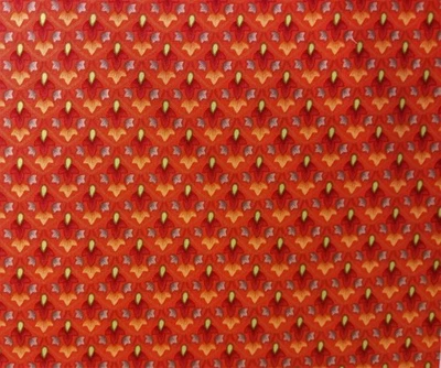 1 Meter Dekostoff Patchworkstoff orange von makower uk - Bild 1 von 2