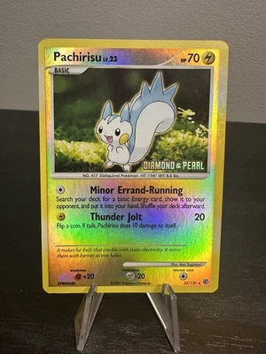 Pachirisu - [Diamante y Perla] 035/130 Burger King Holograma Inverso Foto 1 de 2