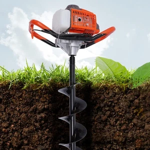 52CC Petrol Post Hole Borer Fence Earth Auger Digger 2.3P 8500RPM Fence Post HOT - Picture 1 of 15
