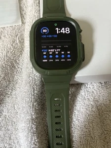 Apple Watch Ultra 2 49mm Titanium Case with Alpine Loop - Indigo, Large (GPS... - Photo 1 sur 6