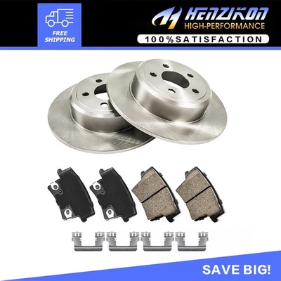 Rotores traseros de 12,60 pulgadas tracción trasera + pastillas de freno ¡se adapta a Charger 300 Dodge Challenger Charger! Foto 1 de 4