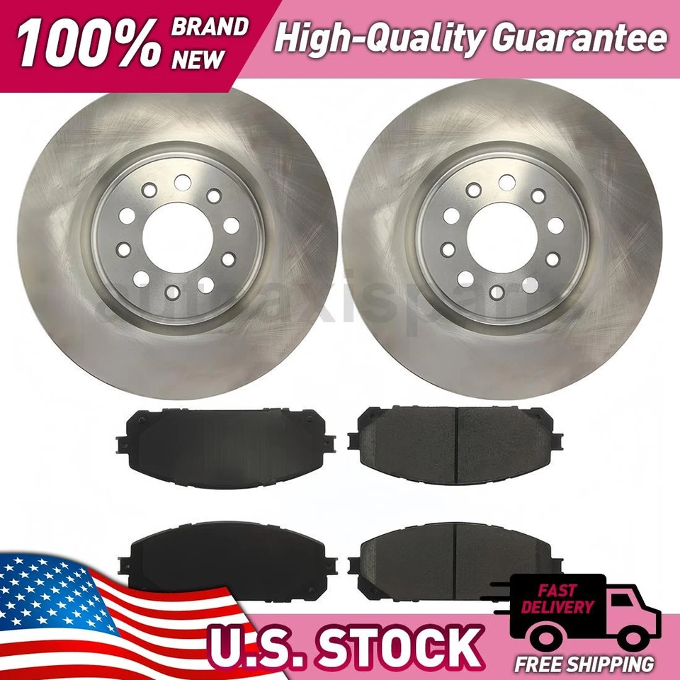 Kit de atualização de freio a disco peças centradas dianteiras compatível com Jeep Cherokee 2014-2019 - Imagem 1 de 1