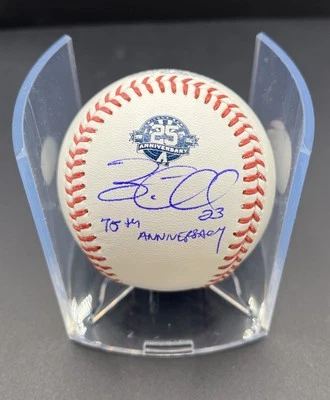 Zac Gallen Signed Autographed Baseball 2023 25th Anniversary Inscription PSA COA - Image 1 of 4