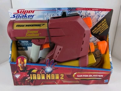 Pistola de juguete Hasbro Super Soaker Iron Man 2 Water Blaster NUEVO Foto 1 de 4