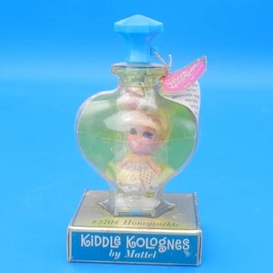 Vintage Liddle Kiddles *HONEYSUCKLE KOLOGNE* Doll Perfume Bottle 1960s *IN BOX* - Picture 1 of 7