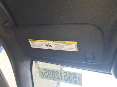 2016 Jeep Grand Cherokee Driver Left Sun Visor Black Used 86000 Miles — 第 1/4 张图片