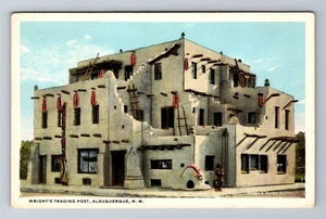 Albuquerque fast neuwertig - New Mexico, Wrights Handelsposten, antike alte Postkarte - Bild 1 von 2