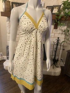 Neu mit Etikett neu Charlotte Russe gepunktetes Kleid Sommerkleid M Medium - Bild 1 von 4