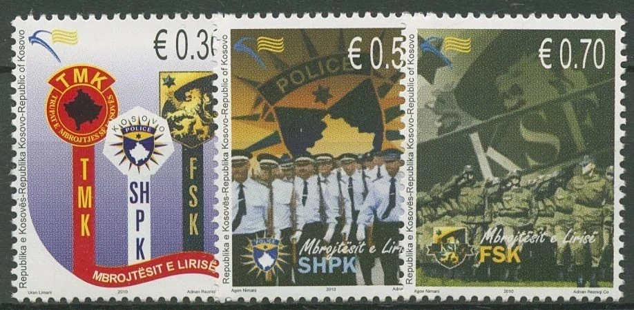 Kosovo 2010 ☀ Día de la Independencia Fuerzas de Seguridad 152/54 ☀ MNH** Foto 1 de 1