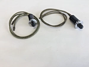 PAIR NOS? DOOR LIGHT BUTTONS WITH WIRES, READY TO INSTALL, NICE ORIGINALS - Picture 1 of 10