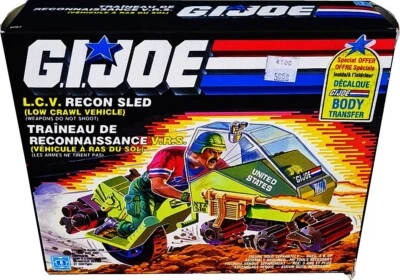 GI Joe L.C.V. LCV Recon Sled, Vintage 1985 Collectible! New! MISB! AFA IT!! - Image 1 of 4