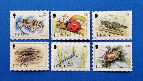 Jersey Stamps, Scott 1035-1040 Complete Set MNH Cover
