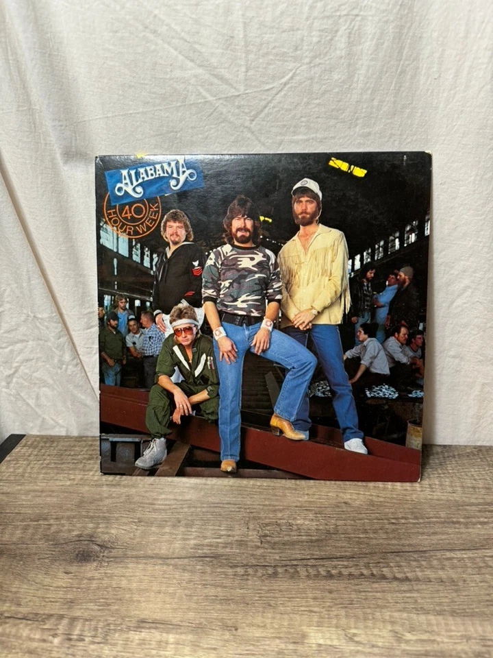 Alabama - 40 Hour Work Week LP Vinyl - TESTED - Image 1 of 1