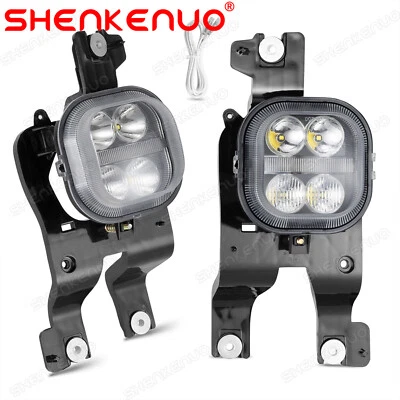 Luces antiniebla LED de parachoques Super Duty con DRL para Ford F-250 F-350 F-450 2008-2010 Foto 1 de 4