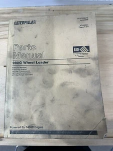 CAT CAT CAT CATERPILLAR 980G PARTI CARICA RUOTE MANUALE - Foto 1 di 1