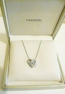 H. Samuel Heart Diamond Fine Necklaces 
