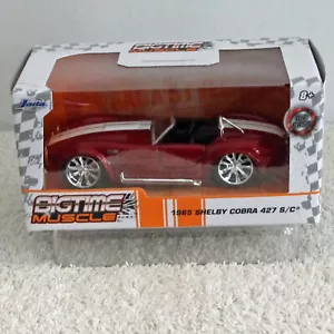 Shelby Cobra 427 S/C 1965 1:32 rojo fundido a presión Bigtime Muscle Jada nuevo - Imagen 1 de 5