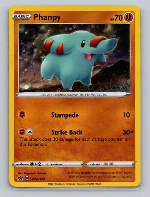 Phanpy #SWSH117 Promo Pokemon TCG SWSH: Sword & Shield Promo Cards - Image 1 of 2