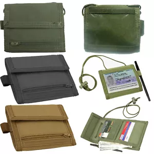 Billetera de viaje triple plegable Condor 235 Vault bolsa de identificación con cordón extraíble para el cuello - Imagen 1 de 10