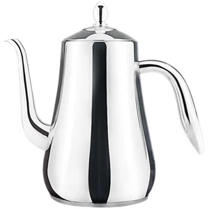58Oz Stainless Steel Teapot with Infuser Silver Tea Strainer Metal Pot - Picture 1 of 9
