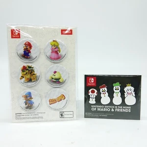 Super Mario RPG 6-Piece Button Set (New/Sealed) Pre-Order Exclusive Pins, Badges - Picture 1 of 15