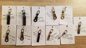 Qualität Reißverschluss Zipper Ersatz Schiebegriff  Modelle & Farben zu Auswahl - Picture 1 of 12